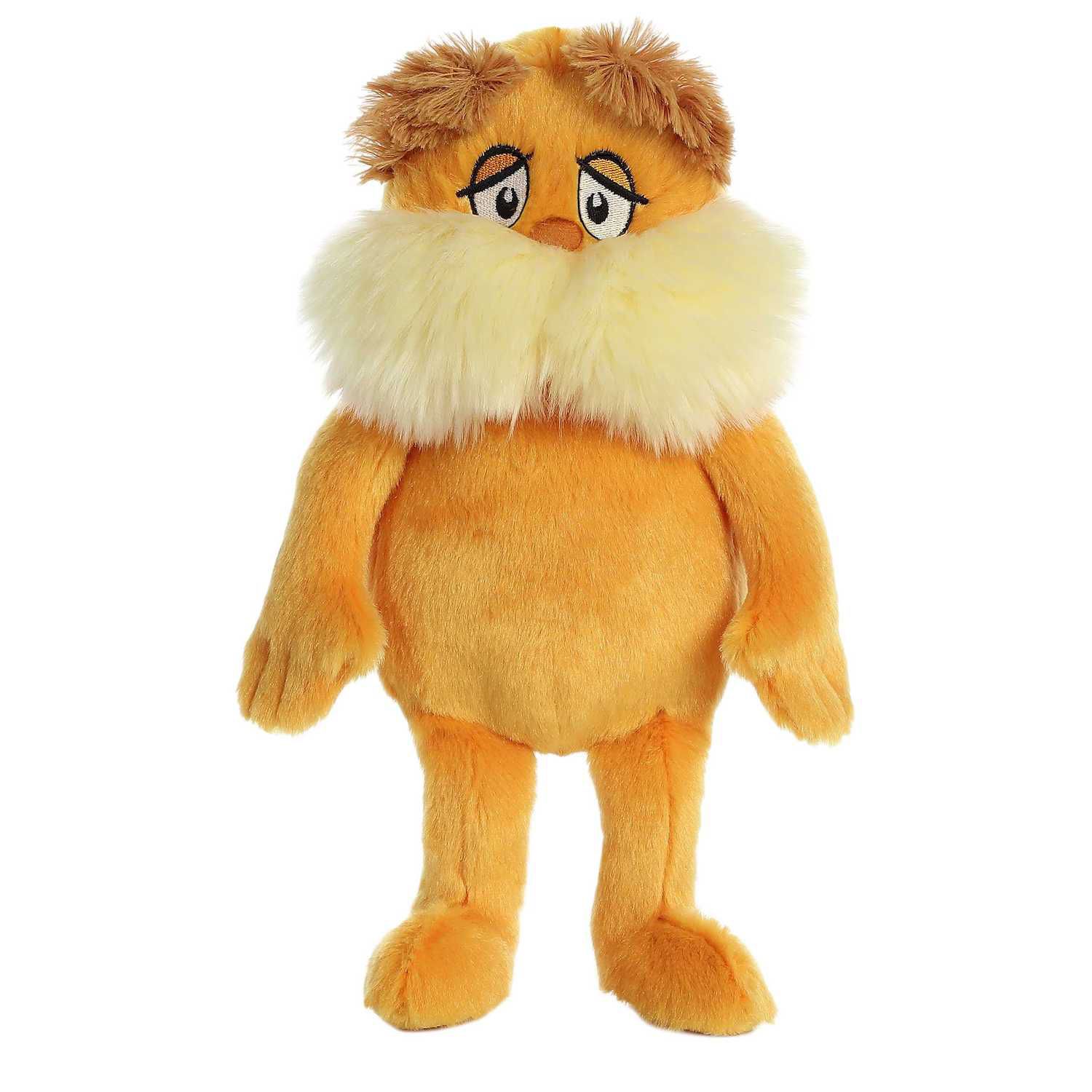 Детская мягкая игрушка Aurora Medium Orange Dr. Seuss 12" The Lorax Whimsical Stuffed Animal — фото 1