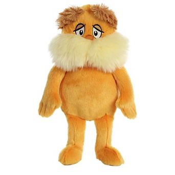 Aurora Medium Orange Dr. Seuss 12" The Lorax Whimsical Stuffed Animal