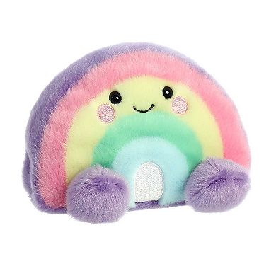 Aurora Mini Multicolor Palm Pals 5" Vivi Rainbow Adorable Stuffed Animal