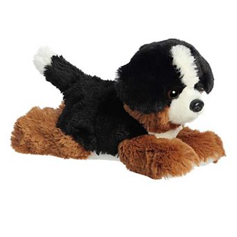Aurora Small Black Mini Flopsie 8" Bernie Mountain Dog Adorable Stuffed Animal