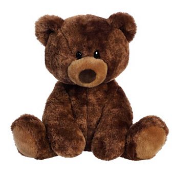Aurora Large Brown Bear 12.5" Coco Swirl Bear Snuggly Stuffed Animal