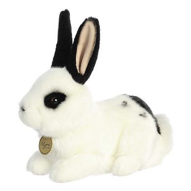 Aurora Medium White Miyoni 11" Black And White Rex Rabbit Adorable ...