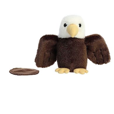 Aurora Mini Brown Shoulderkins 4.5" Orion Eagle Adorable Stuffed Animal