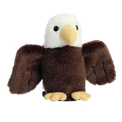 Aurora Mini Brown Shoulderkins 4.5" Orion Eagle Adorable Stuffed Animal