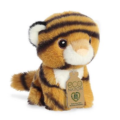 Aurora Mini Orange Eco Nation 5" Mini Tiger Eco-Friendly Stuffed Animal