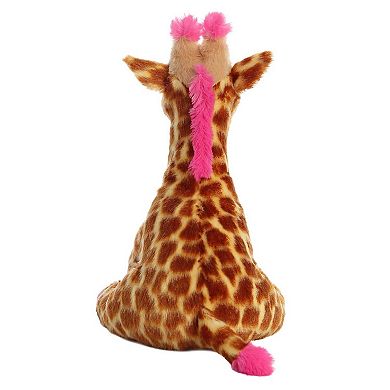 Aurora Medium Multicolor Destination Nation 12" Giraffe Pink Huggable Stuffed Animal