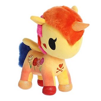 Aurora Small Orange tokidoki Flower Power 7.5" Tulip Unicorno Enchanting Stuffed Animal