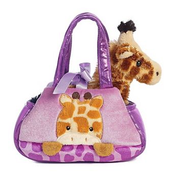 Aurora Small Multicolor Fancy Pals 7" Peek-A-Boo Giraffe Fashionable Stuffed Animal