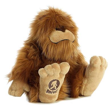 Aurora Large Brown Fantasy 12.5" Big Foot Mysterious Stuffed Animal