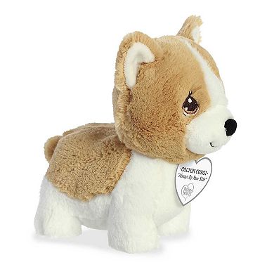 Aurora Small Brown Precious Moments 8.5" Colton Corgi Inspirational Stuffed Animal