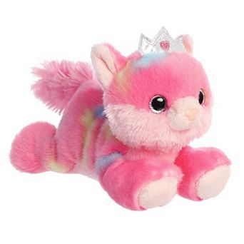 Aurora Small Pink Bright Fancies 7" Princess Frutti Kitty Vibrant Stuffed Animal
