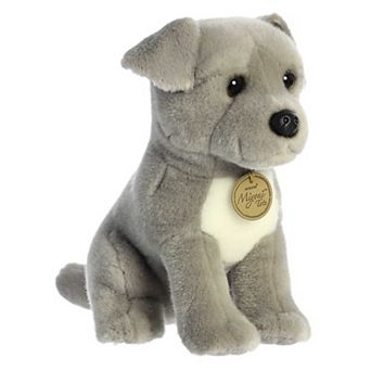 Aurora Small Gray Miyoni Tots 9" Pit Bull Puppy Adorable Stuffed Animal