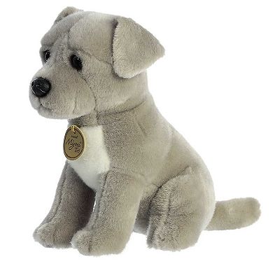 Aurora Small Gray Miyoni Tots 9" Pit Bull Puppy Adorable Stuffed Animal
