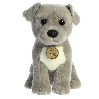 Aurora Small Gray Miyoni Tots 9" Pit Bull Puppy Adorable Stuffed Animal