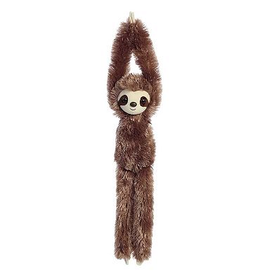 Aurora Large Taupe Jungle 24" Hanging Sloth Wild Stuffed Animal