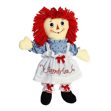 Aurora Large Multicolor Raggedy Ann & Raggedy Andy 16" Raggedy Ann Classic Timeless Stuffed Animal