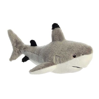 Aurora Large Grey Eco Nation 15" Blacktip Shark Eco-Friendly Stuffed Animal