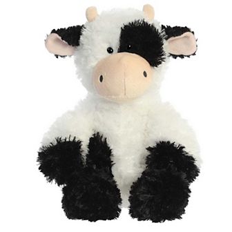 Aurora Medium White Tubbie Wubbies 12" Cow Snuggly Stuffed Animal