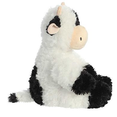 Aurora Medium White Tubbie Wubbies 12" Cow Snuggly Stuffed Animal