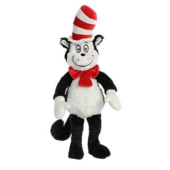 Aurora Large Multicolor Dr. Seuss 18" Cat In The Hat Whimsical Stuffed Animal