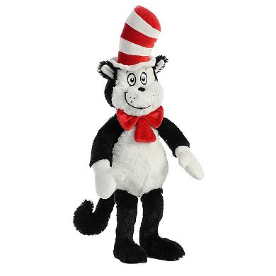 Aurora Large Multicolor Dr. Seuss 18" Cat In The Hat Whimsical Stuffed Animal