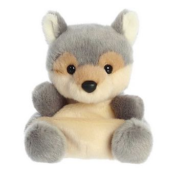 Aurora Mini Gray Palm Pals 5" Lucian Wolf Adorable Stuffed Animal