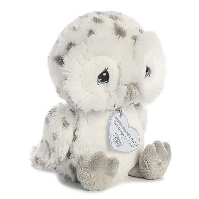 Aurora Small White Precious Moments 8.5" Nigel Snowy Owl Inspirational ...