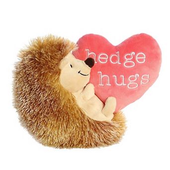 Aurora Small Brown JUST SAYIN' 7" Hedgehugs Hedgie Witty Stuffed Animal