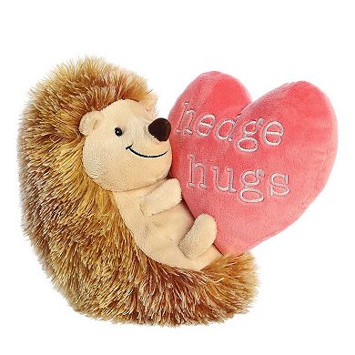 Aurora Small Brown JUST SAYIN' 7" Hedgehugs Hedgie Witty Stuffed Animal
