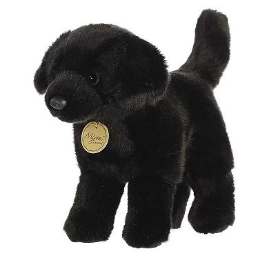 Aurora Medium Black Miyoni 10" Black Labrador Adorable Stuffed Animal