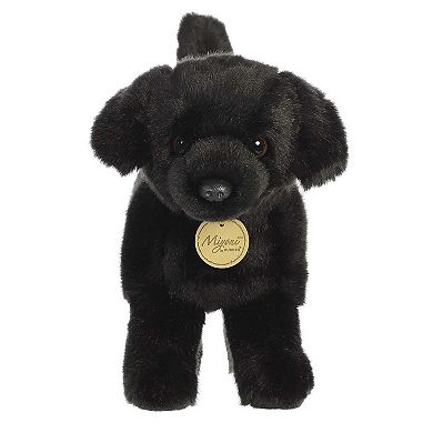 Aurora Medium Black Miyoni 10" Black Labrador Adorable Stuffed Animal