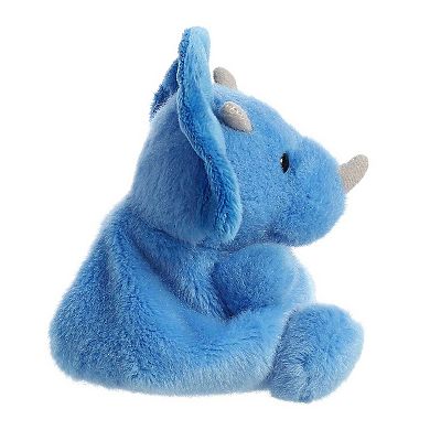 Aurora Mini Blue Palm Pals 5" Tank Triceratops Adorable Stuffed Animal