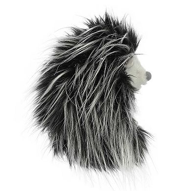 Aurora Small Black Luxe Boutique 6" Spade Hedgehog Exquisite Stuffed Animal