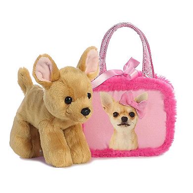 Aurora Small Multicolor Fancy Pals 7" Pretty In Pink Fashionable Stuffed Animal