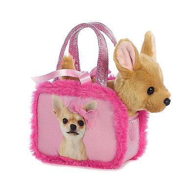 Aurora Small Multicolor Fancy Pals 7" Pretty In Pink Fashionable Stuffed Animal