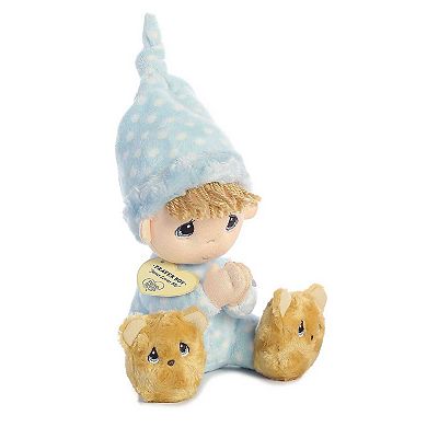 Aurora Medium Blue Precious Moments 9.5" Precious Prayer Boy Inspirational Stuffed Animal