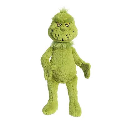 Aurora Large Green Dr. Seuss 18" Grinch Whimsical Stuffed Animal