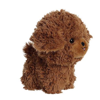 Aurora Small Brown Teddy Pets 7" Brown Poodle Playful Stuffed Animal