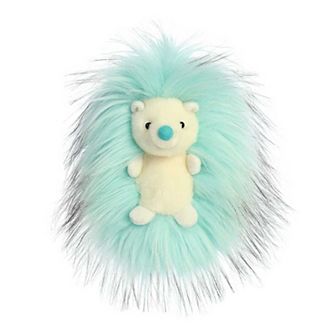 Aurora Small Blue Luxe Boutique 6" River Hedgehog Exquisite Stuffed Animal