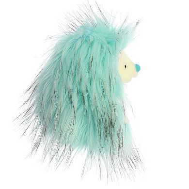 Aurora Small Blue Luxe Boutique 6" River Hedgehog Exquisite Stuffed Animal
