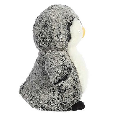 Aurora Medium Grey Sweet & Softer 9.5" Perky Penguin Snuggly Stuffed Animal
