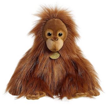 Aurora Medium Orange Miyoni Tots 11" Baby Orangutan Adorable Stuffed Animal