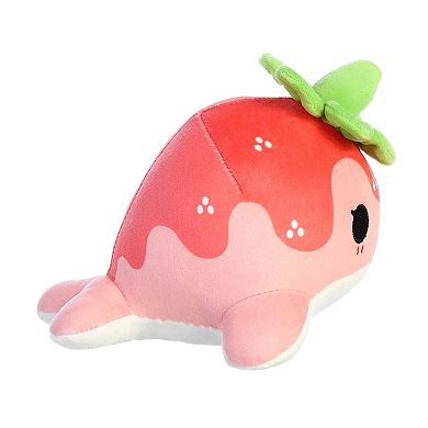Aurora Small Pink Tasty Peach 7" Strawberry Nomwhal Enchanting Stuffed Animal