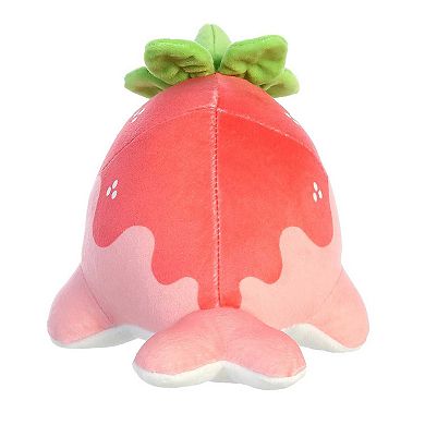 Aurora Small Pink Tasty Peach 7" Strawberry Nomwhal Enchanting Stuffed Animal