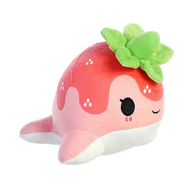 Aurora Small Pink Tasty Peach 7" Strawberry Nomwhal Enchanting Stuffed Animal