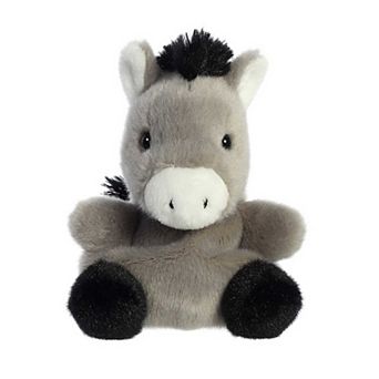 Aurora Mini Grey Palm Pals 5" Eli Donkey Adorable Stuffed Animal