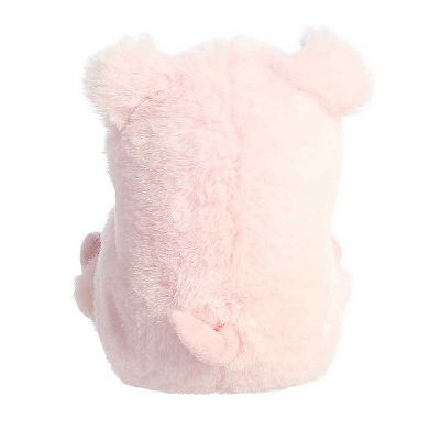 Aurora Mini Pink Rolly Pet 5" Prankster Pig Round Stuffed Animal
