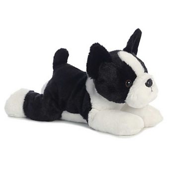 Aurora Medium Black Flopsie 12" Buster Boston Terrier Adorable Stuffed Animal