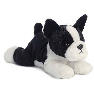 Aurora Medium Black Flopsie 12" Buster Boston Terrier Adorable Stuffed Animal