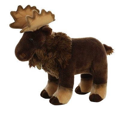 Aurora Large Brown Miyoni 14" Moose Adorable Stuffed Animal